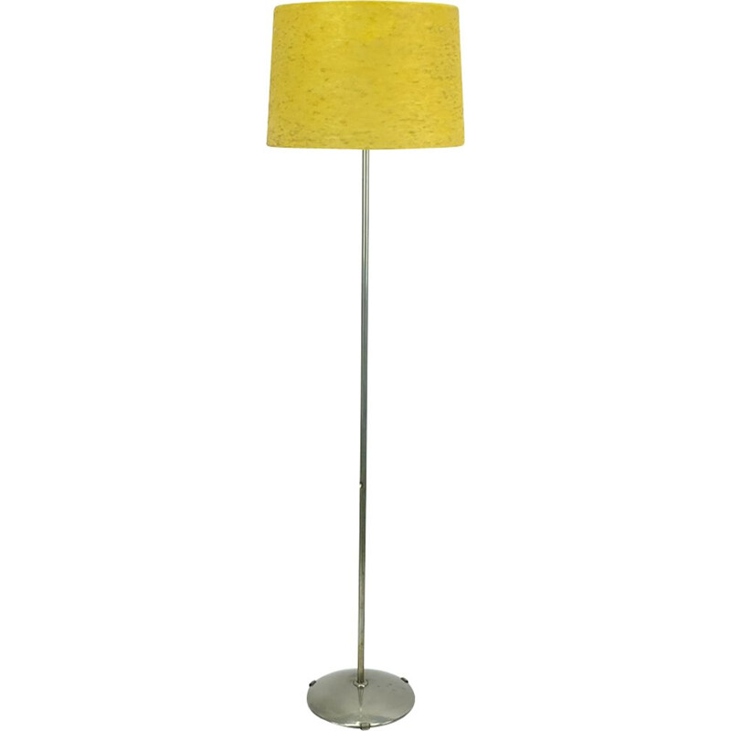 Vintage floor lamp with fiberglass shade 