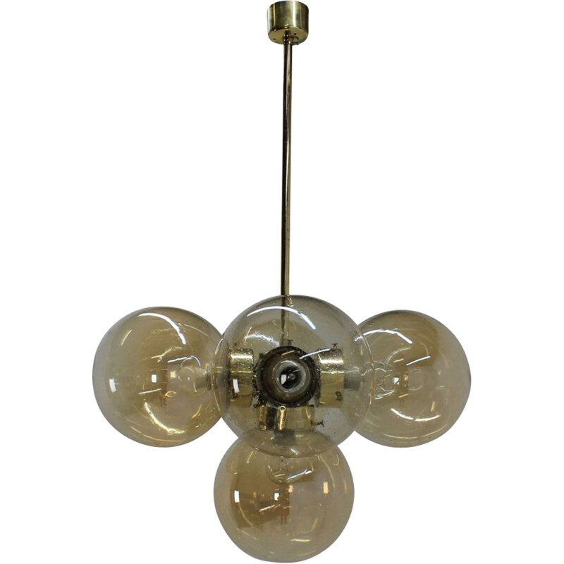 Vintage chandelier Sputnik by Kamenicky Senov