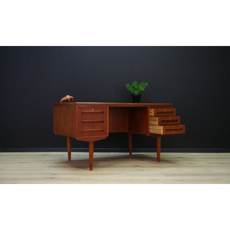 Vintage Danish writing desk by J Svenstrup 