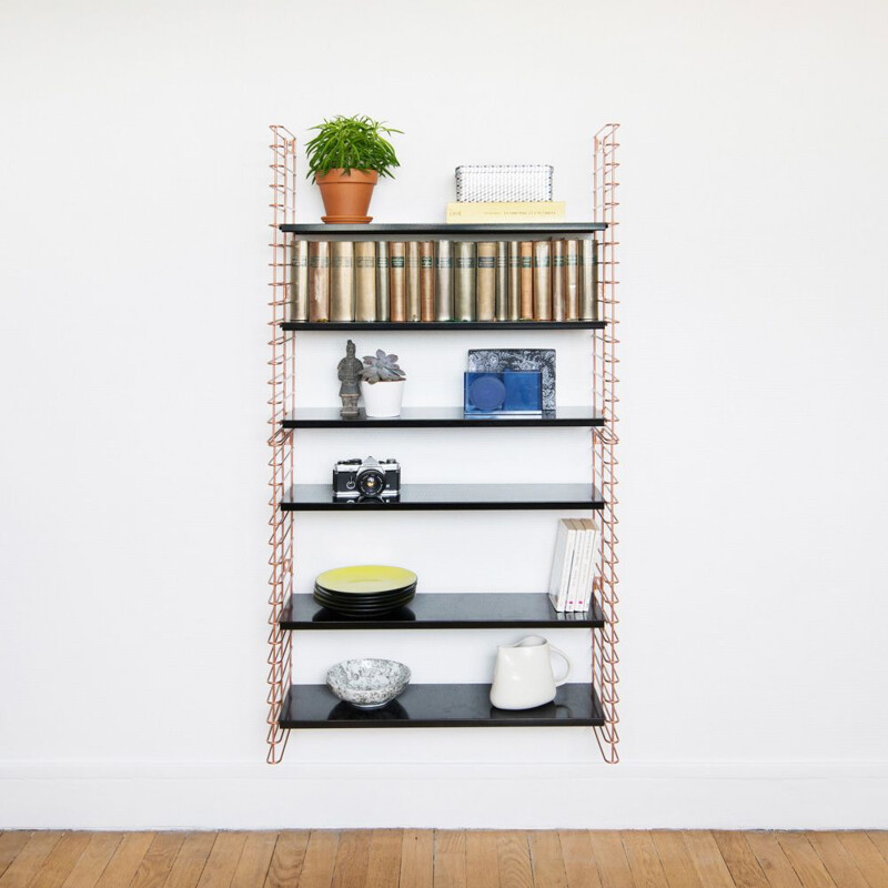 Shelf system Tomado in metal by Adriaan Dekker