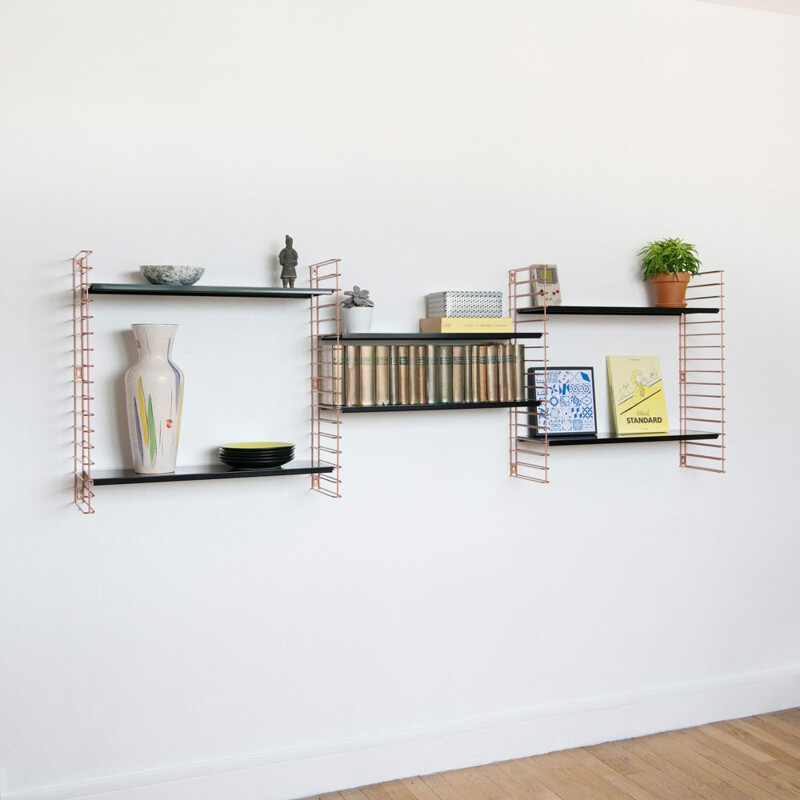 Shelf system Tomado in metal by Adriaan Dekker