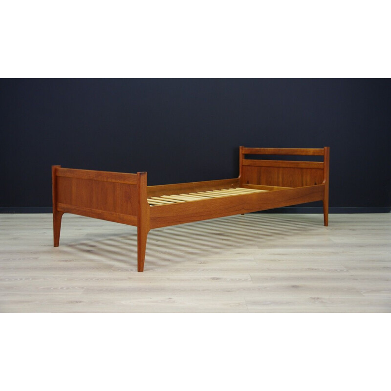 Vintage Danish bed in teak