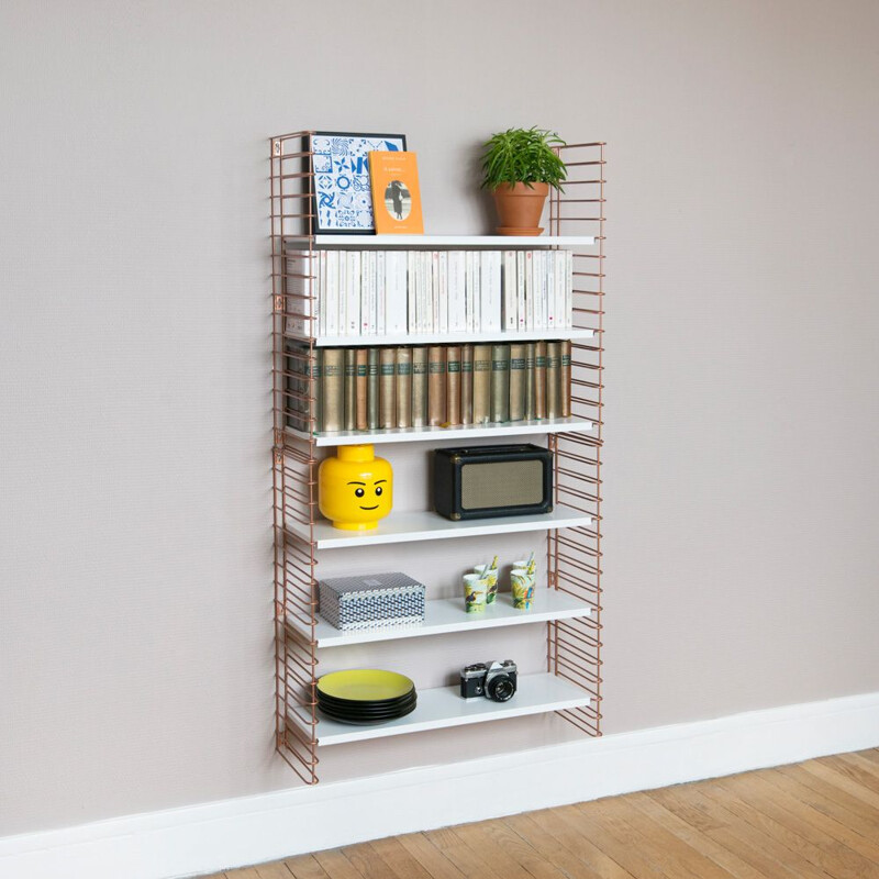 Modular shelf system Tomado in metal by Adriaan Dekker