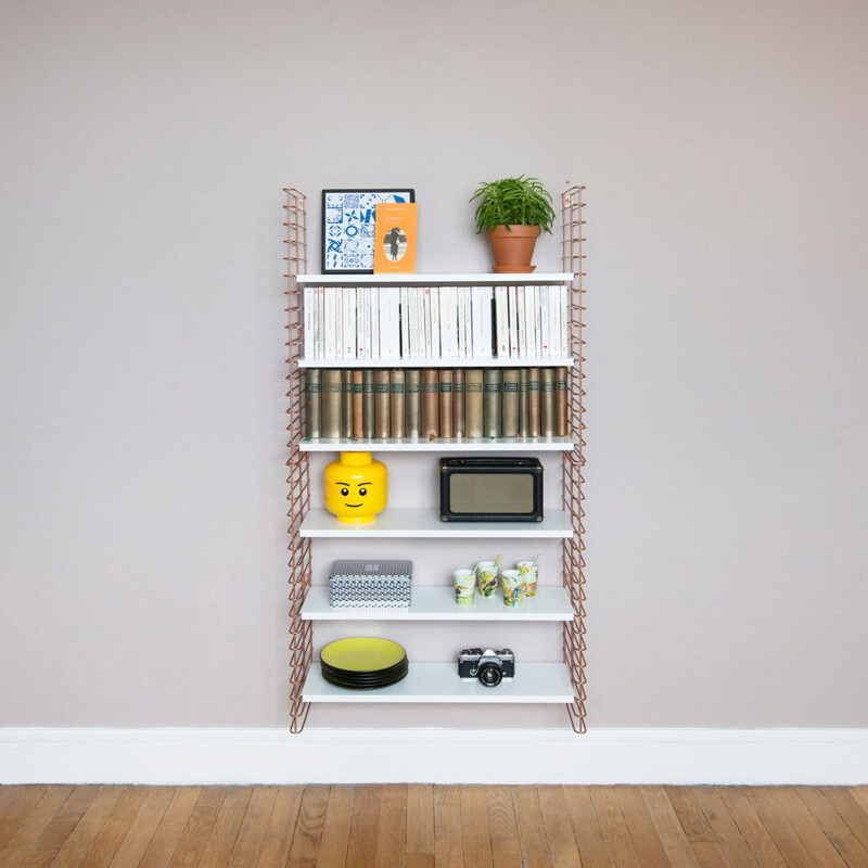 Modular shelf system Tomado in metal by Adriaan Dekker