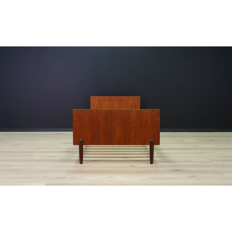 Vintage Danish single bed in teak