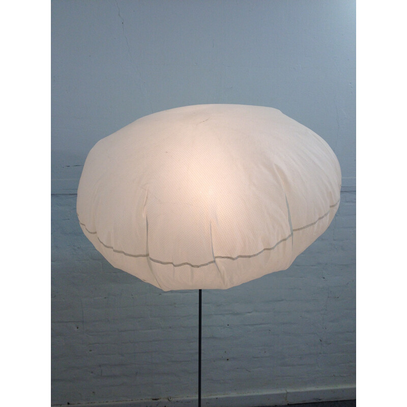 Lámpara de pie Globlow en nylon y acero - 1990