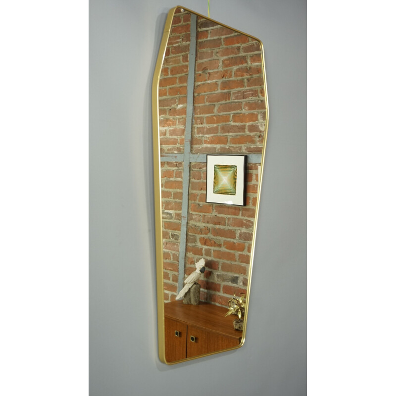 Vintage XL mirror in brass