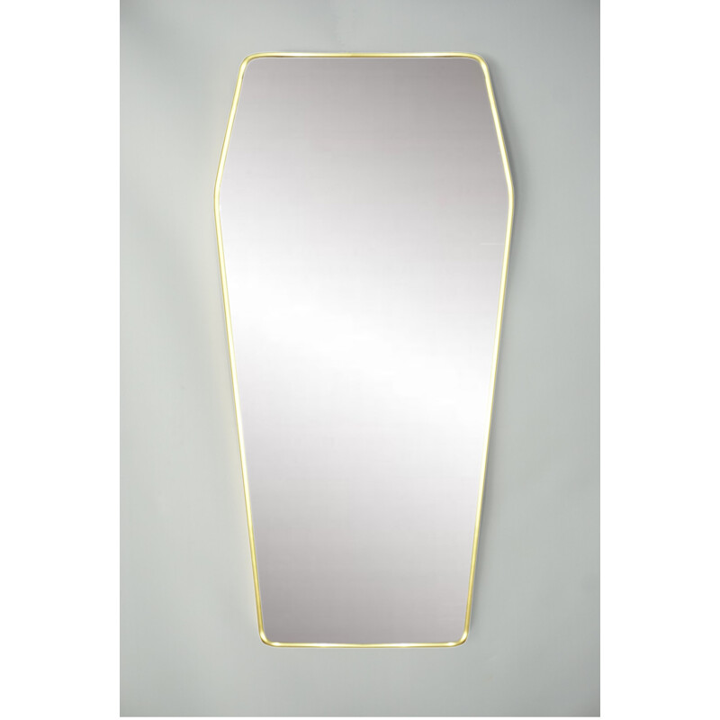 Vintage XL mirror in brass