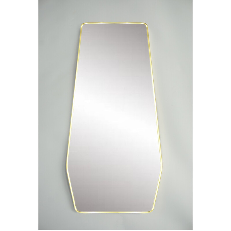 Vintage XL mirror in brass