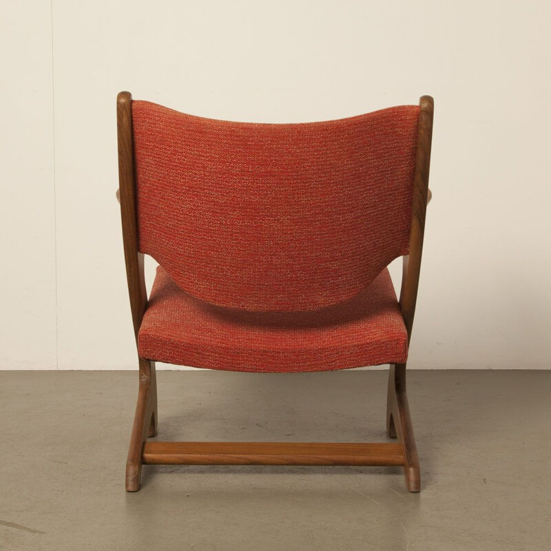Vintage armchair in solid teak
