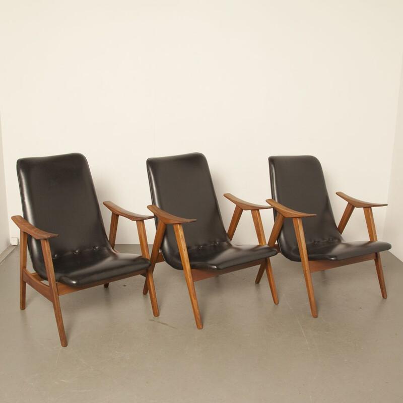 Vintage armchair by Louis van Teeffelen