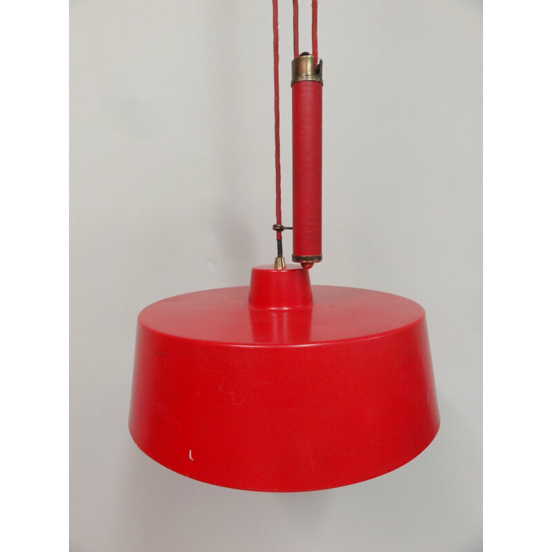 Italian hanging lamp in metal - 1950s