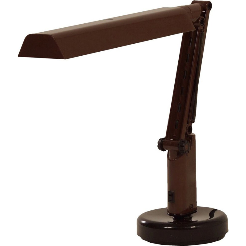 Brown "Lucifer" desk lamp by Tom Ahlstrom & Hans Ehrich for Fagerhults
