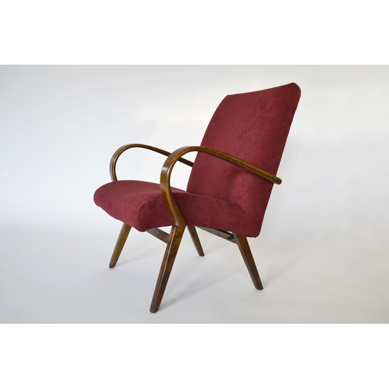 Set of 2 vintage armchairs by Jaroslav Smídek for TON