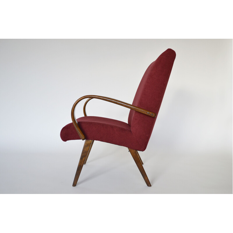 Set of 2 vintage armchairs by Jaroslav Smídek for TON
