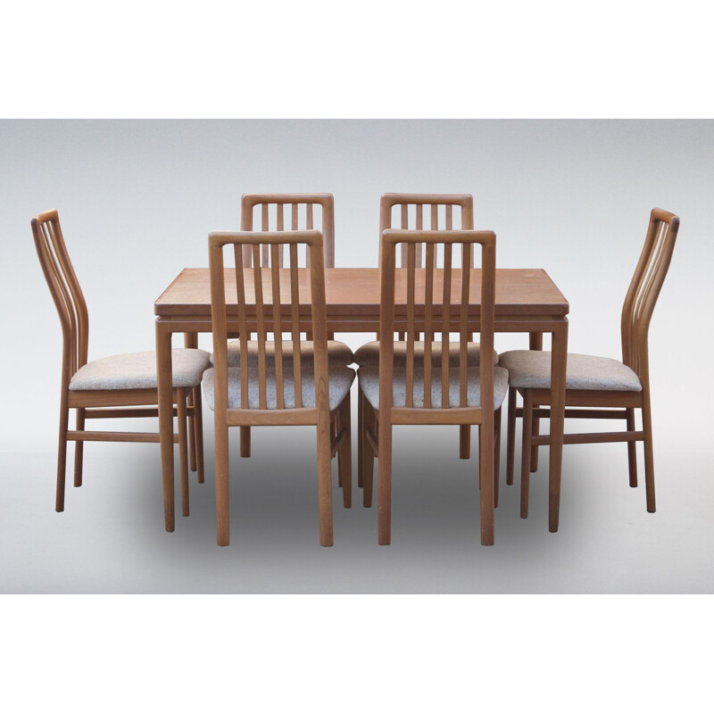 Vintage dining set by Kai Kristiansen for SVA Møbler