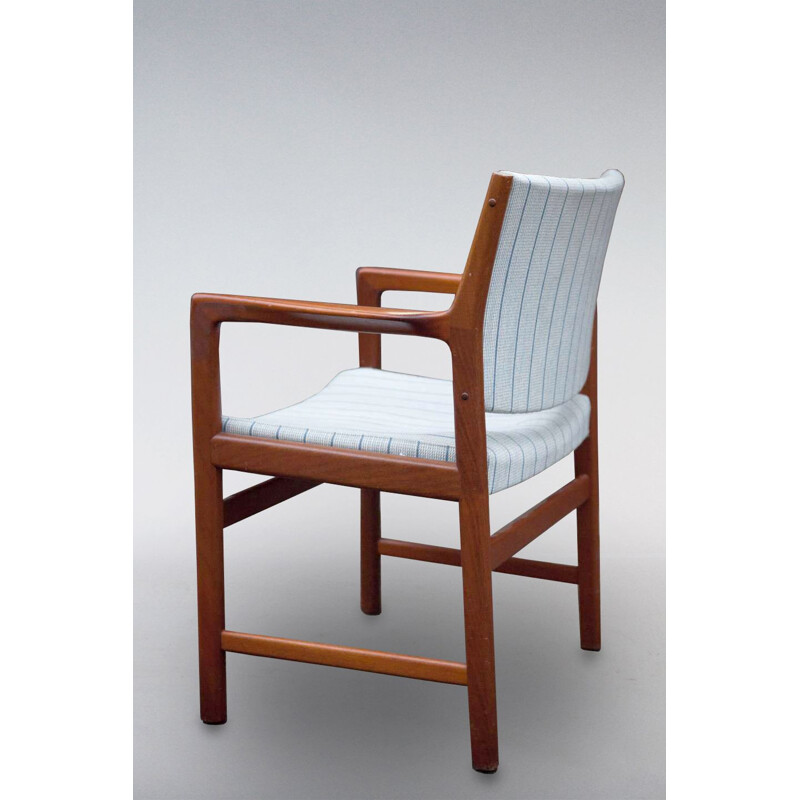 Suite de 6 fauteuils vintage en teck par Karl Erik Ekselius pour les J.O. Carlsson