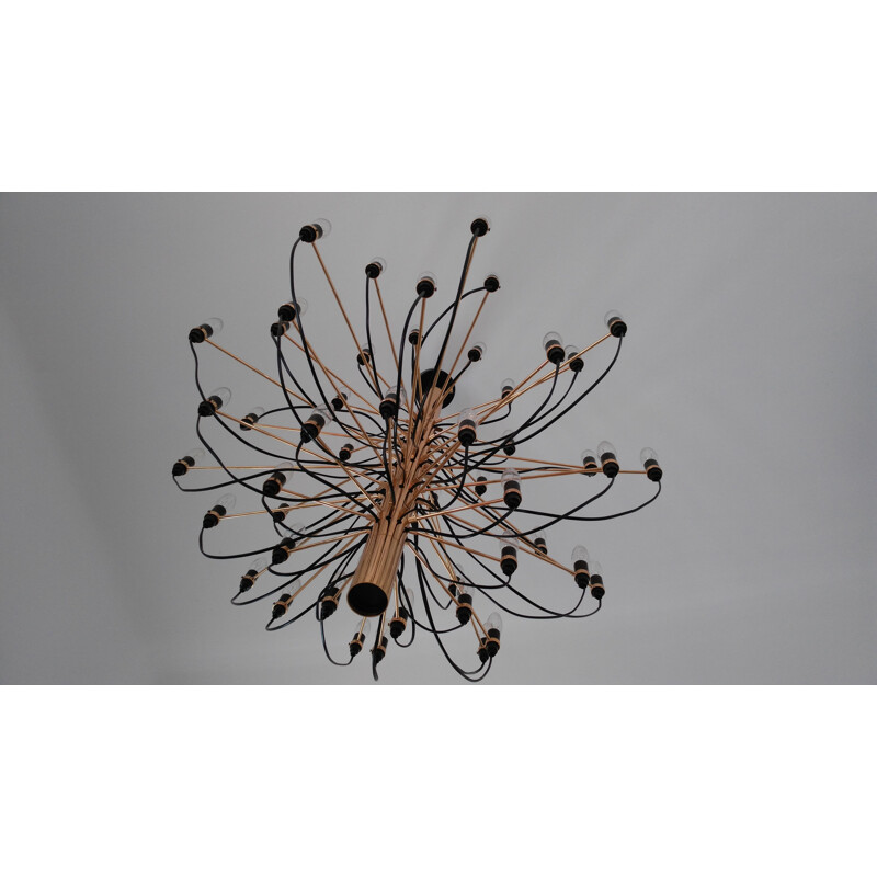 Chandelier Vintage Italian by Gino Sarfatti 