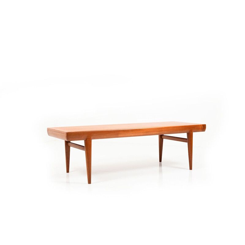 Vintage Danish coffee table in teak by Johannes Andersen