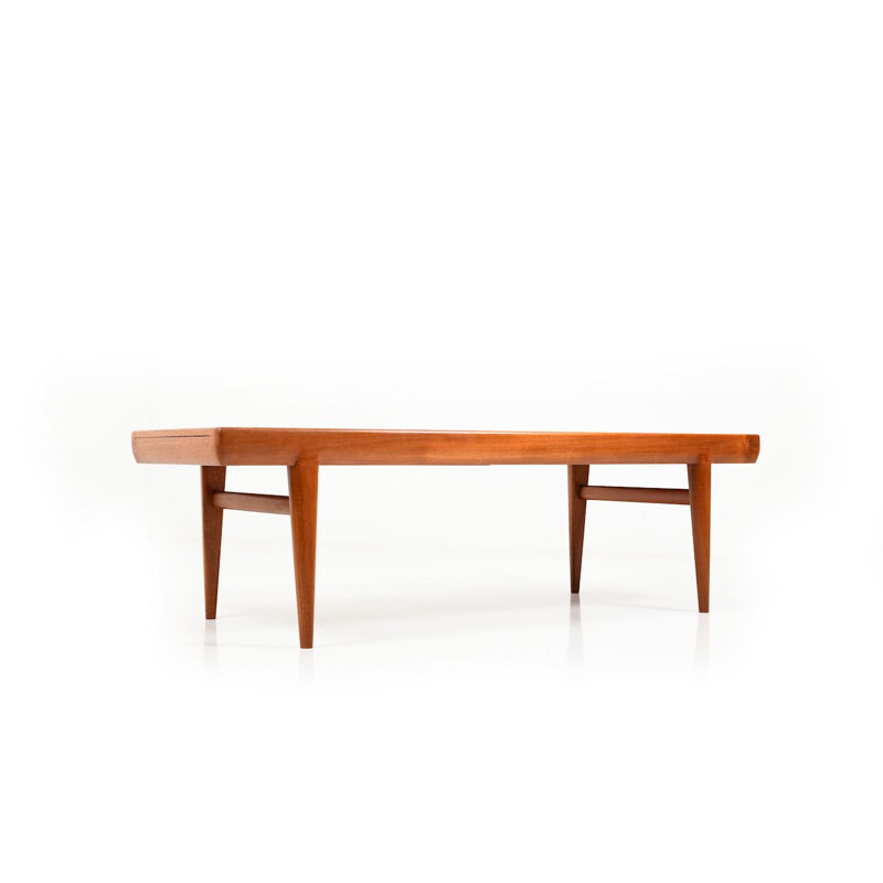 Vintage Danish coffee table in teak by Johannes Andersen