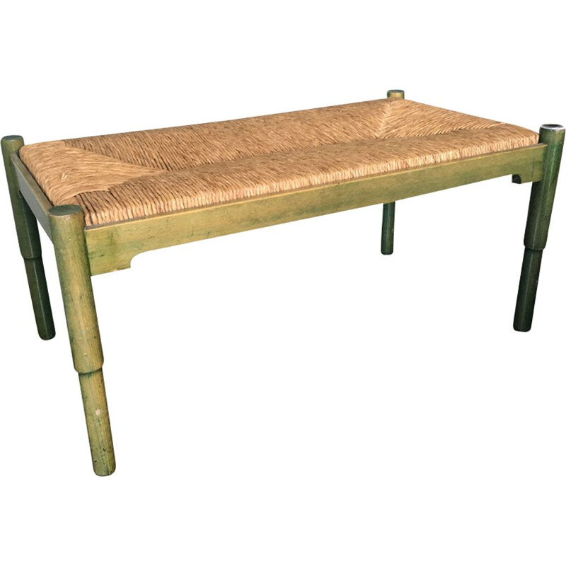 Vintage Carimate Bench by Vico Magistretti for Cassina