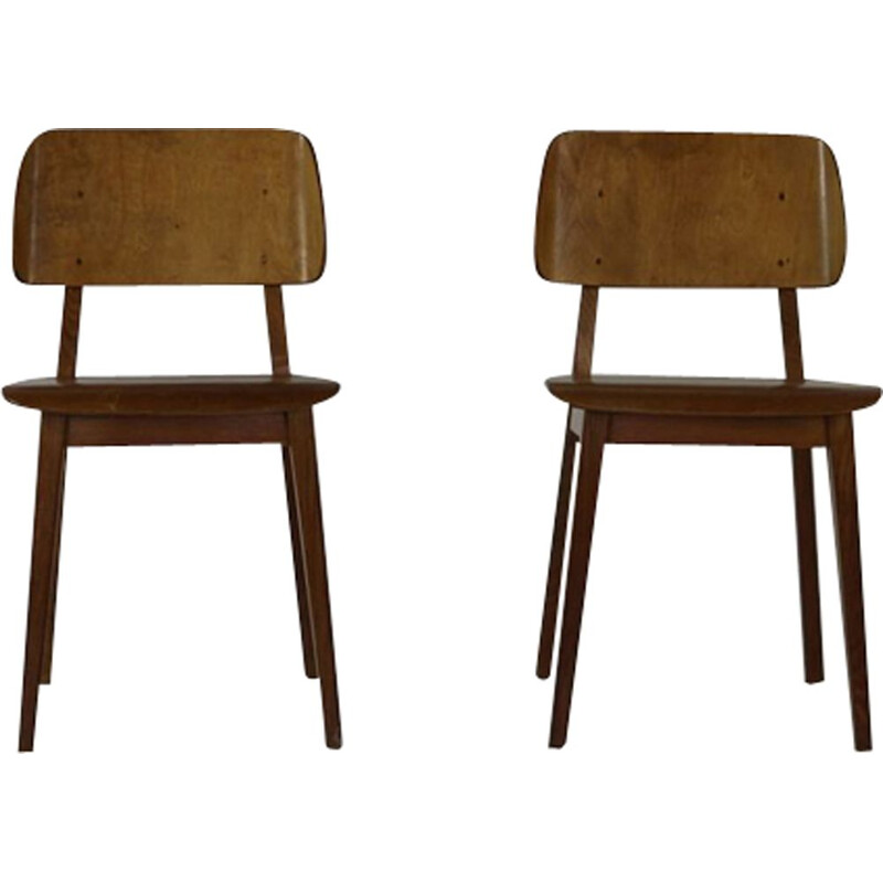 Set of 2 Vintage "Model UMS" chairs by Pastoe Braakman