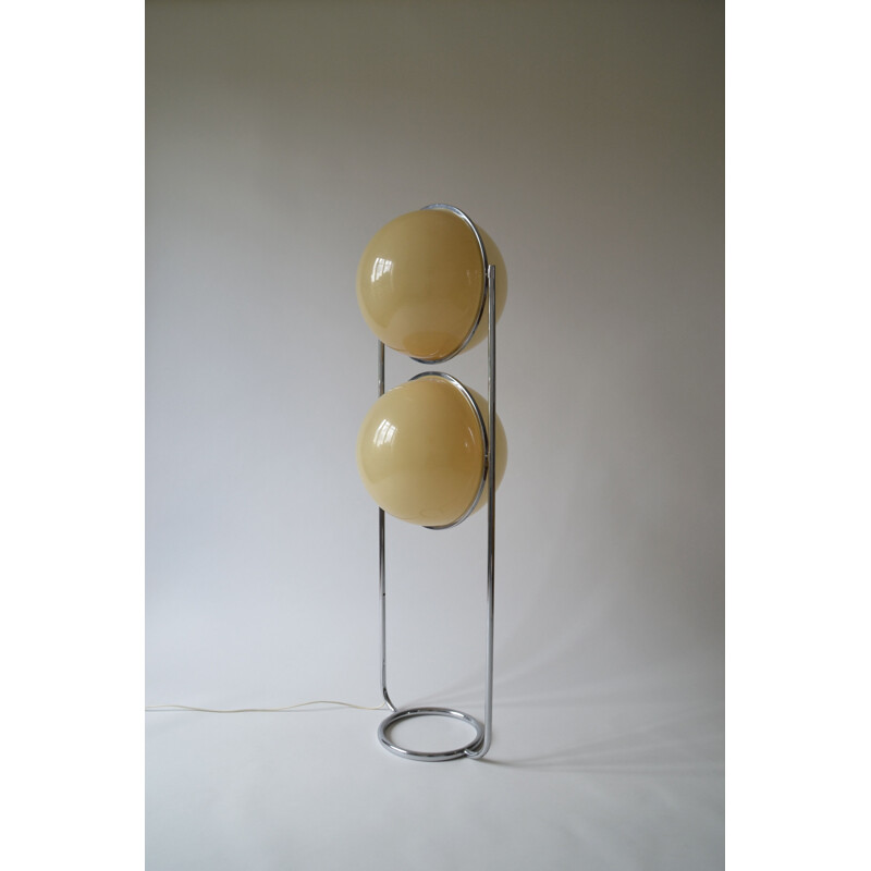 Vintage Floor lamp "floor-ceiling" by H Delord and J - P Garrault for Chabrières