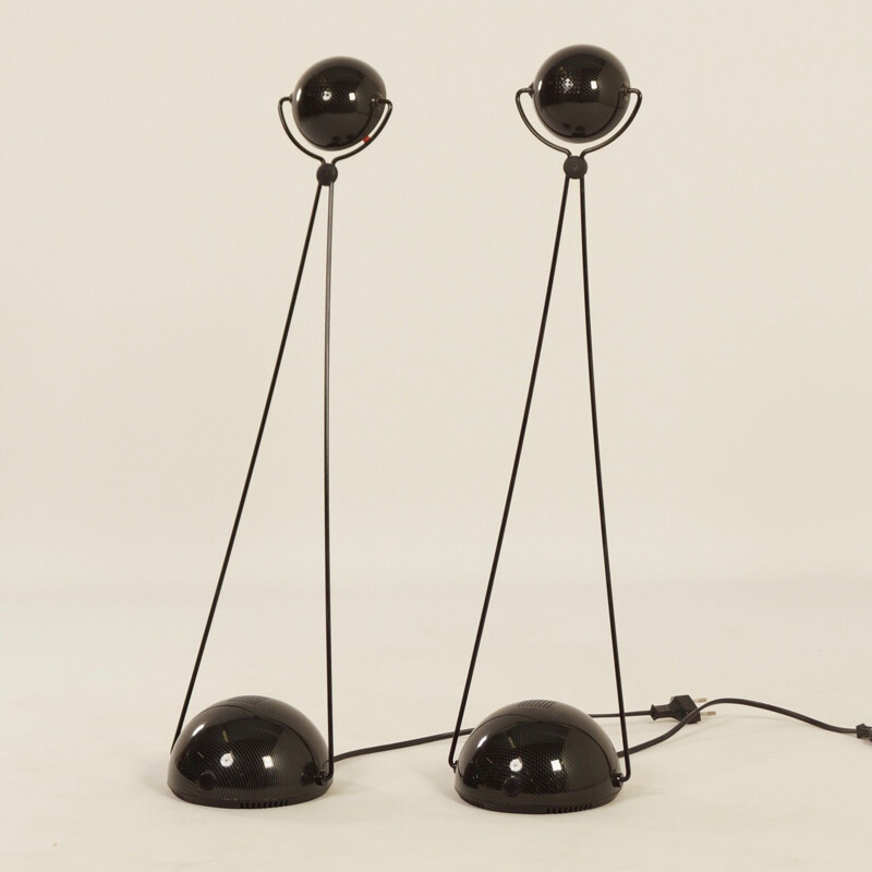 Pair of vintage Meridiana desk lamps by Paolo Piva for Stefano Cevoli, Italy 1983