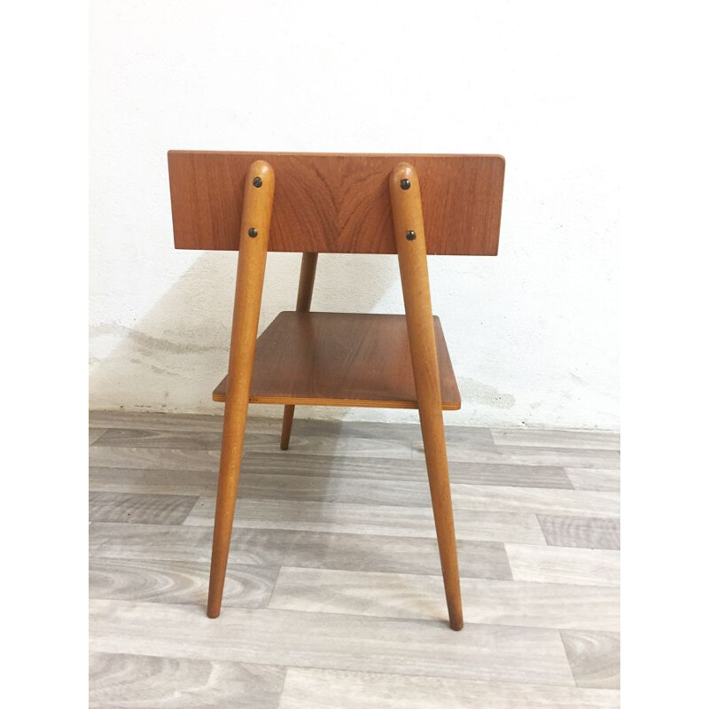 Vintage bedside table by AB Carlström & Co for Møbelfabrik