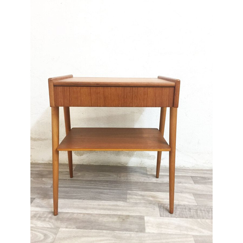 Vintage bedside table by AB Carlström & Co for Møbelfabrik