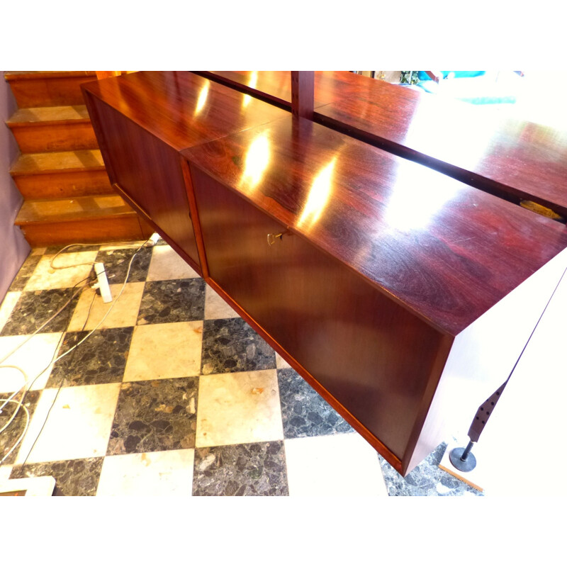 Vintage bookcase in rosewood, Poul CADOVIUS - 1960s