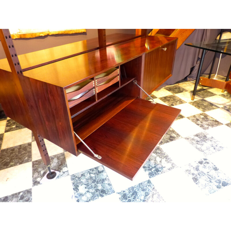 Vintage bookcase in rosewood, Poul CADOVIUS - 1960s