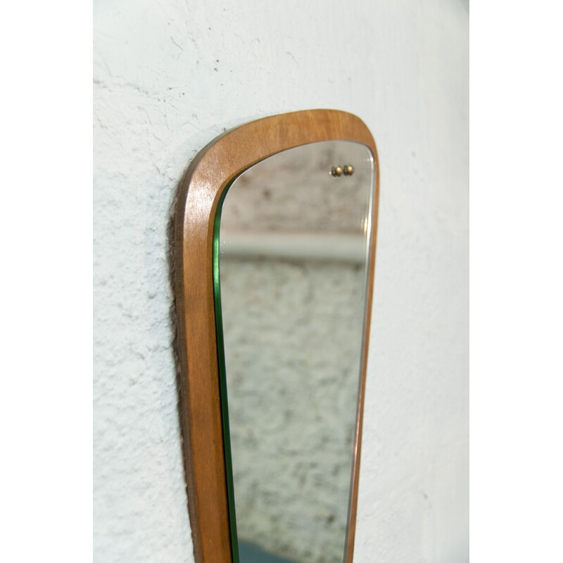 Mirror asymmetrical vintage in oak