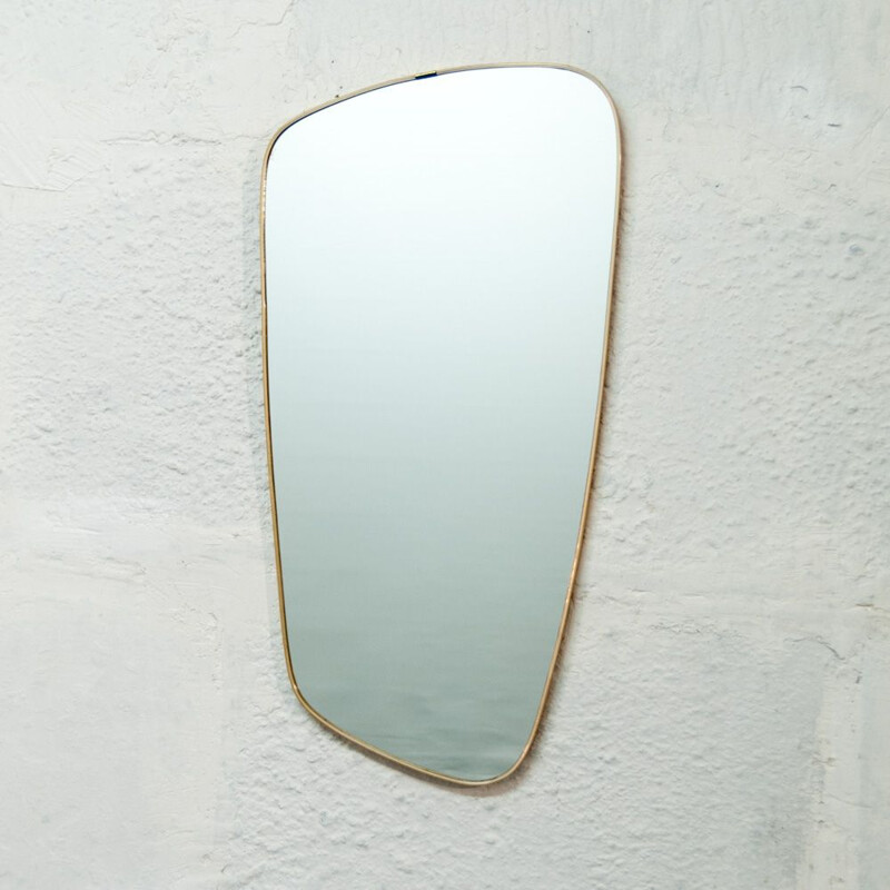 Miroir doré asymétrique vintage
