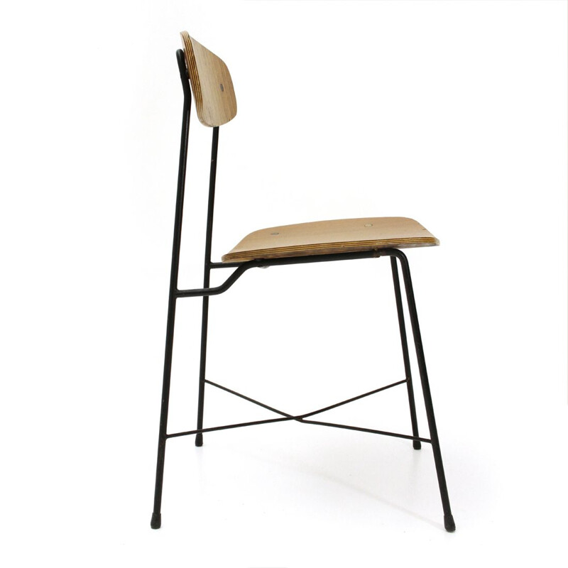 Italian chair in plywood by George Coslin for Faram