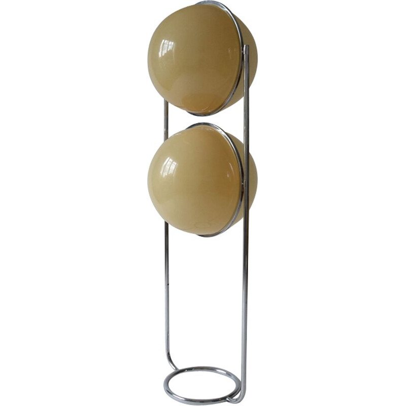 Vintage Floor lamp "floor-ceiling" by H Delord and J - P Garrault for Chabrières