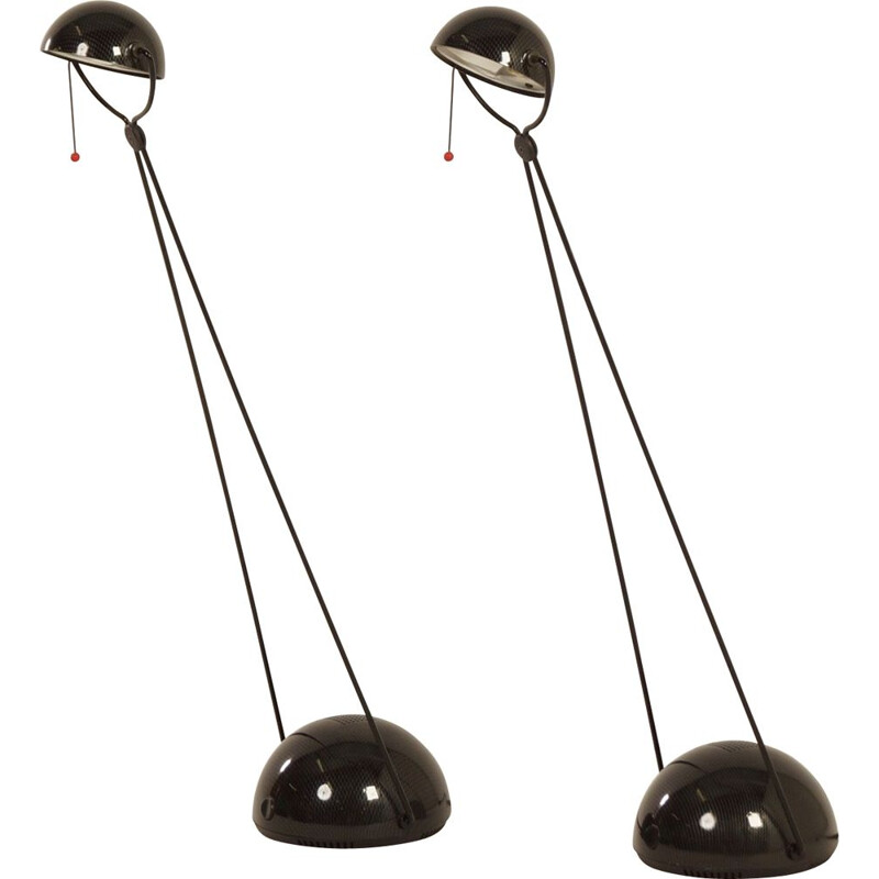 Pair of vintage Meridiana desk lamps by Paolo Piva for Stefano Cevoli, Italy 1983