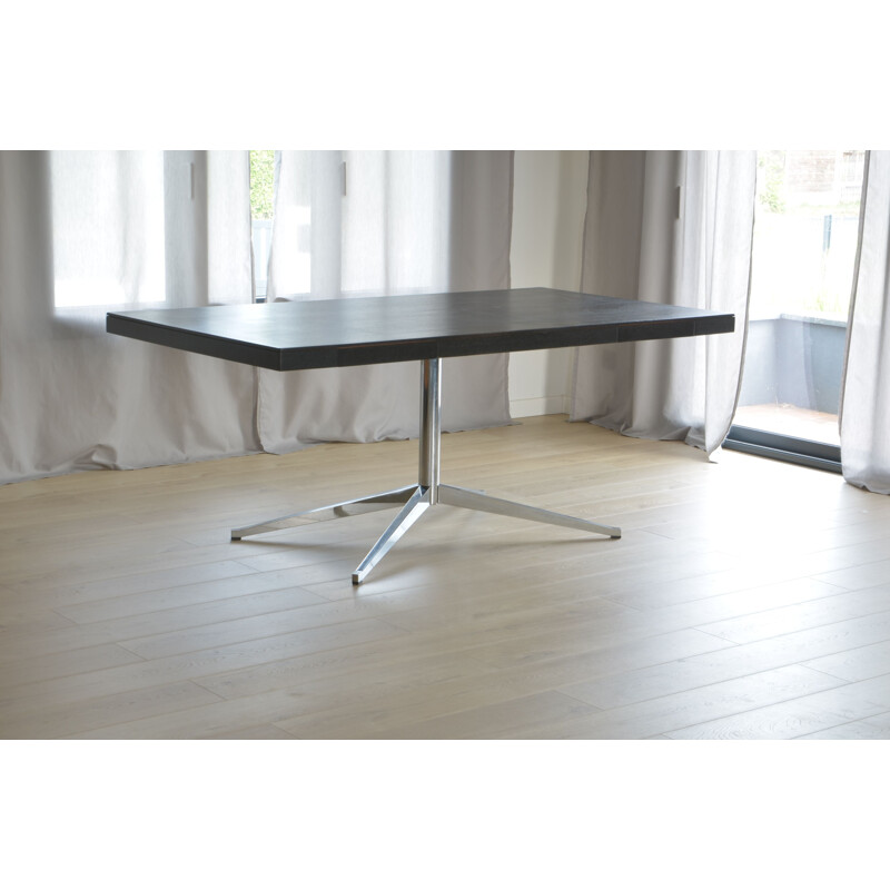 Desk table black "2485" by Florence Knoll for Knoll