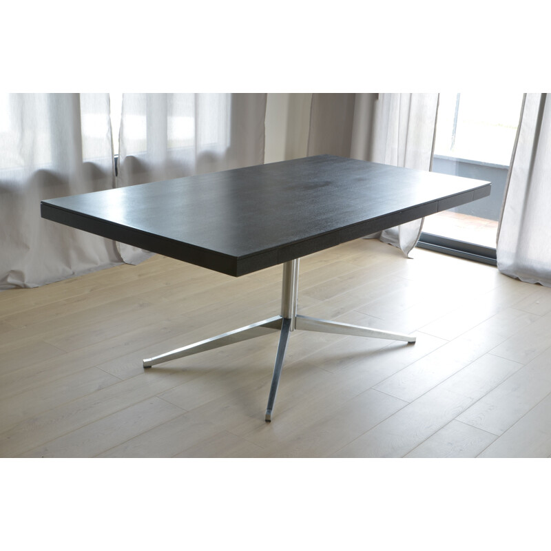 Desk table black "2485" by Florence Knoll for Knoll