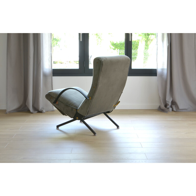 Fauteuil "P40" vintage par Osvaldo Borsani pour Tecno 