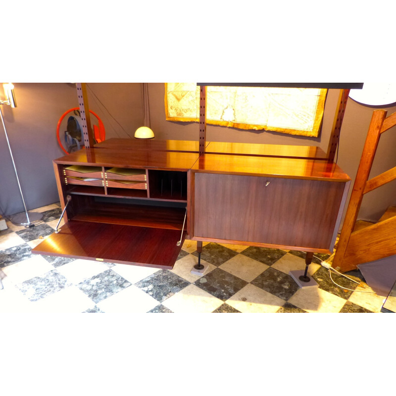 Vintage bookcase in rosewood, Poul CADOVIUS - 1960s