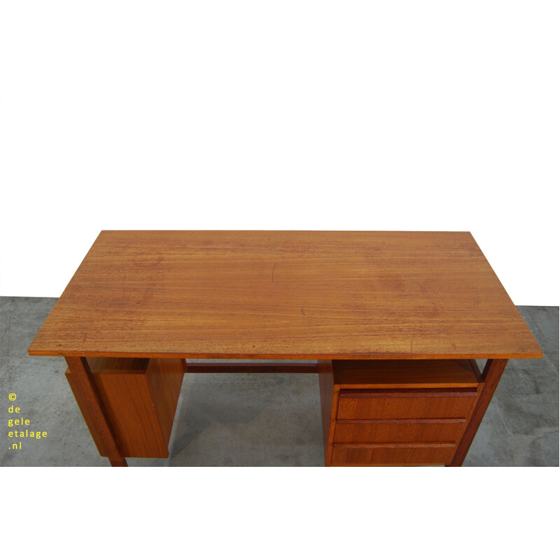 Office plated Vintage teak with drawers