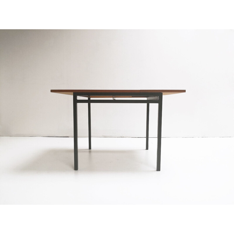 Table à repas carrée par Florence Knoll & De Coene