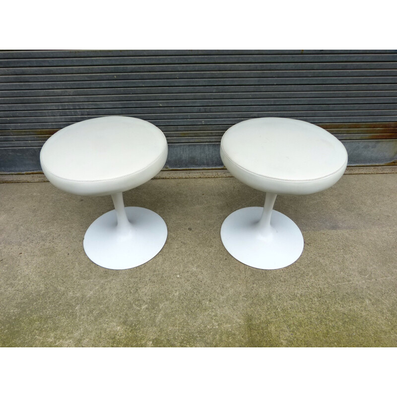 Pair of Tulip stools, Eero SAARINEN - 1970s