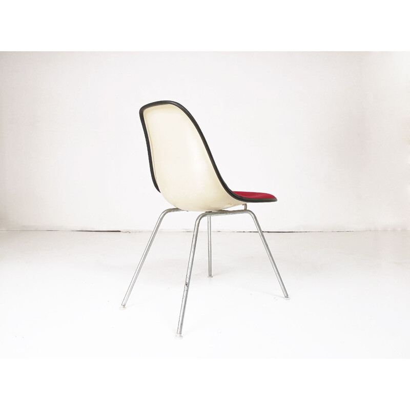 Vintage red chair DSX by Charles & Ray Eames for Herman Miller