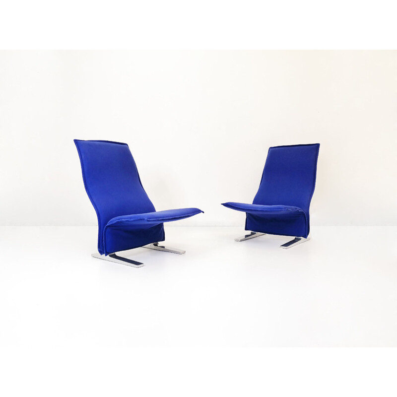 Suite de 2 fauteuils vintage F 784 par Pierre Paulin pour Artifort