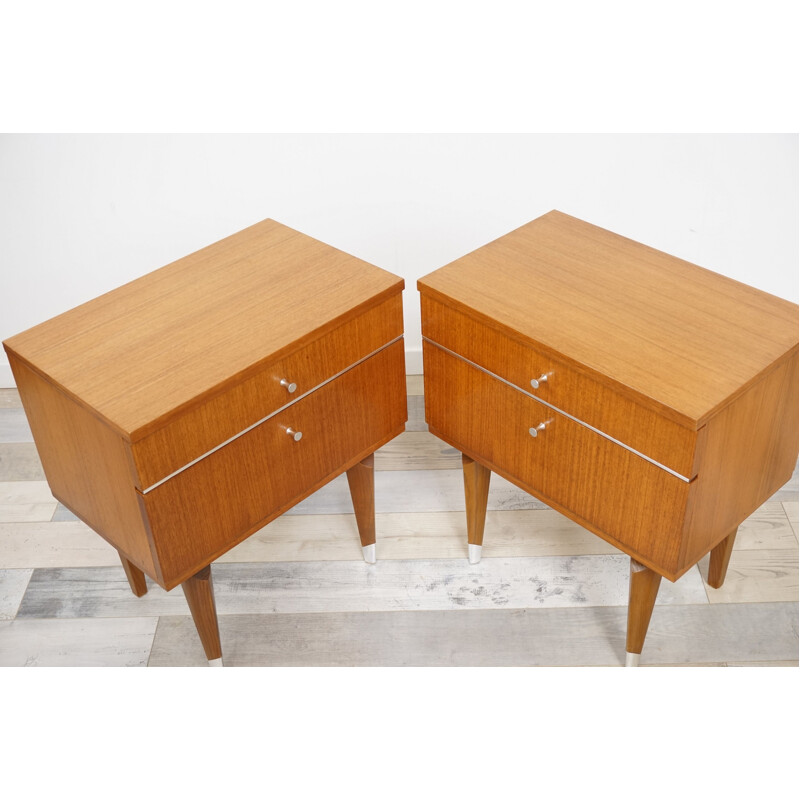 Set of 2 vintage night stands