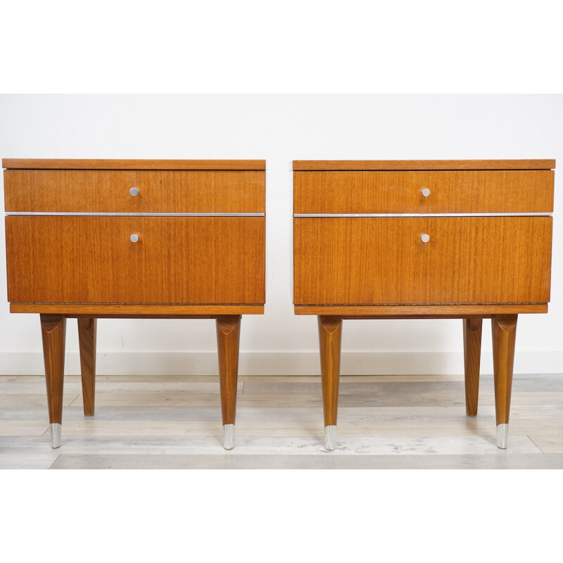 Set of 2 vintage night stands