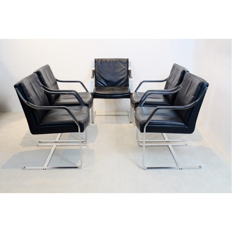 Set of 4 vintage chairs by Rudolf B. Glatzel - 1980s
