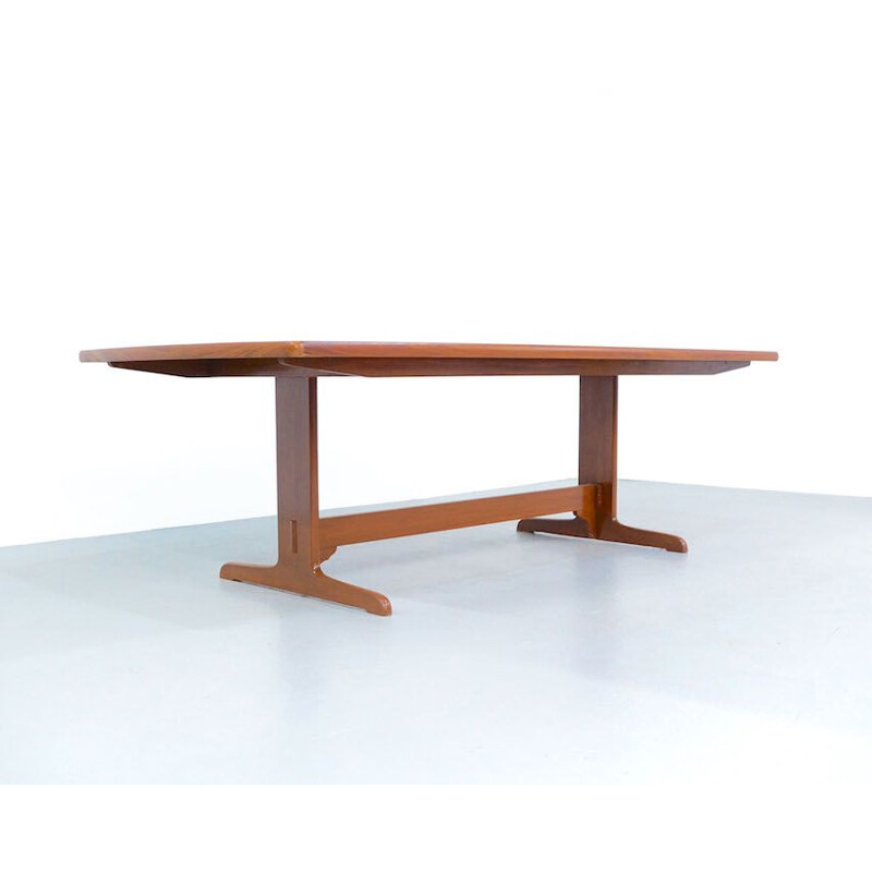 Large Vintage Dining Table in Teak